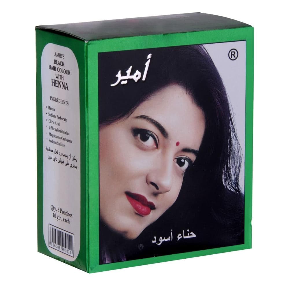 عبوة صبغة شعر حناء امير
